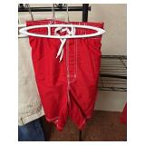 Dockers Relaxed Fit Khakis 34x32, Wrangler and Rustler Jeans 34x32, and Large Swim Trunks