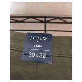 J.Crew Slim Fit Olive Chinos 30x32