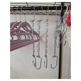 Premium Velvet Hangers Set with Hanging Accessories