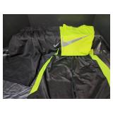 2 Pair Nike Shorts (Adult S) and Neon Nike Shirt (XL)