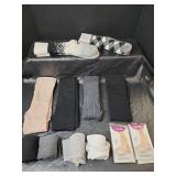 Womens (4) Boot Socks, (4) Footed Tights, (2) Cozy Winter Socks, and (4) Cotton Short Stockings