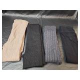 Womens (4) Boot Socks, (4) Footed Tights, (2) Cozy Winter Socks, and (4) Cotton Short Stockings
