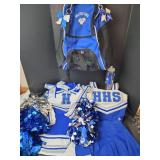 Halstead High School Cheerleading Set with Backpack