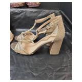 Designer Evening Shoes Collection - Glitter & Nude 7.5