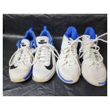 Nike Basketball Shoes - White/Blue Womens 7.5