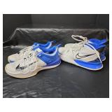 Nike Basketball Shoes - White/Blue Womens 7.5