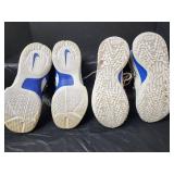 Nike Basketball Shoes - White/Blue Womens 7.5