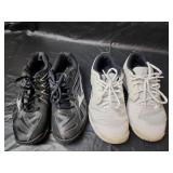 Womens Mizuno Athletic Shoes - Black and White Size 7/7.5