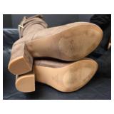 (3) Slouchy Suede Over the Knee Boots and Ankle Boots Size 8