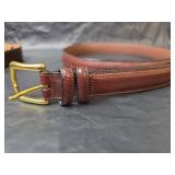 3 New Mens Genuine Leather Belts Size 32