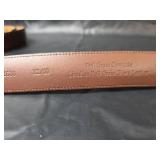 3 New Mens Genuine Leather Belts Size 32