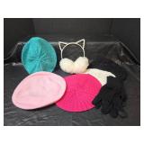 Winter Accessories Collection - Berets, Gloves & Cat Ear Headband