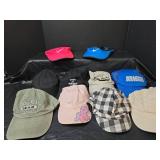 Mixed Baseball Caps and Nike Visors
