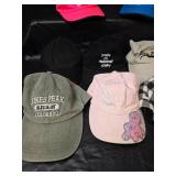 Mixed Baseball Caps and Nike Visors