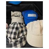 Mixed Baseball Caps and Nike Visors