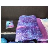 Twin XL Bedding Set including 3pc Sheet Set, Duvet Cover, Throw Blanket 3 Pillow Shams and Light Switch Cover