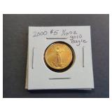 2000 American .999 Gold Eagle Coin
