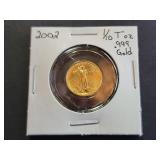 2002 American .999 Gold Eagle 1/10 oz Coin