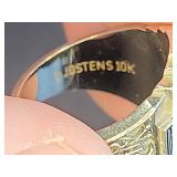 Jostens 10K White Gold Class Ring with Eagle Design 13.8g