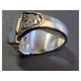 Jostens 10K White Gold Class Ring with Eagle Design 13.8g