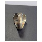 Jostens 10K White Gold Class Ring with Eagle Design 13.8g