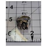 Jostens 10K White Gold Class Ring with Eagle Design 13.8g