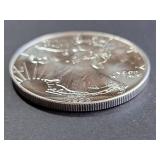 1992 American Silver Eagle One Dollar Coin 1 Troy Oz
