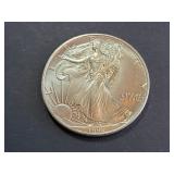 1992 American Silver Eagle Dollar Coin 1 Troy Oz