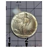 1992 American Silver Eagle Dollar Coin 1 Troy Oz