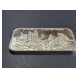1973 Washington at Valley Forge .999 Silver Art Bar 1 Troy Oz