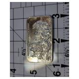 1973 Washington at Valley Forge .999 Silver Art Bar 1 Troy Oz