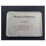 Birds of America Sea Gull Silver Art Bar .999 Fine Silver 1 Troy Oz