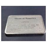 Birds of America Sea Gull Silver Art Bar .999 Fine Silver 1 Troy Oz