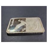 1 Troy Oz .999 Fine Silver Mallard Bar Birds of America Series