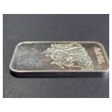 1973 United States Coinage Corp. Yankee Doodle .999 Silver Bar 1 Troy Oz