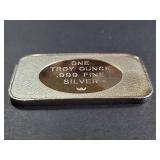 Flying Ducks .999 Silver Art Bar 1 Troy Oz