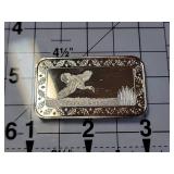 Flying Ducks .999 Silver Art Bar 1 Troy Oz