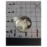 .999 Fine Silver Wood Duck Round 1 Troy Oz