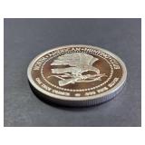 North American Hunting Club Whitetail Deer .999 Silver Round 1 Troy Oz
