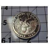 American Hunting Silver Round 1 Troy Ounce