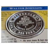 1993 Walter Johnson The Big Train Silver Sealed Card Limited Edition