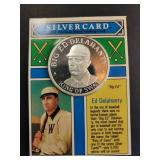 1993 Ed Delahanty Silver Card Limited Edition Sealed Baseball Trading Card