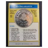 1993 Ed Delahanty Silver Card Limited Edition Sealed Baseball Trading Card