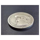 1965 Buffalo Bill Commemorative Silver Round 1.75 Troy Oz