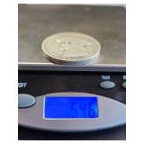 1965 Buffalo Bill Commemorative Silver Round 1.75 Troy Oz