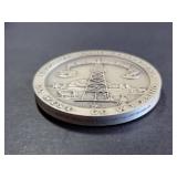 1969 Wyoming Commemorative Silver Medal 1.85 Troy Oz