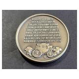 1972 Dodge City Sterling Silver Commemorative Medal 1.1 Troy Oz