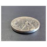 1936 Texas Alamo Sterling Silver Half Dollar 1.1 Troy Oz