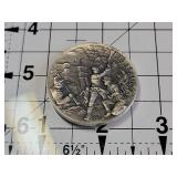 1936 Texas Alamo Sterling Silver Half Dollar 1.1 Troy Oz