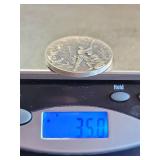 1936 Texas Alamo Sterling Silver Half Dollar 1.1 Troy Oz